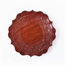 梅兰竹菊杯垫/坚果盘° 酸枝