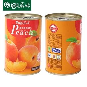 宜昌 屈姑 黄桃罐头425g*4罐体验装