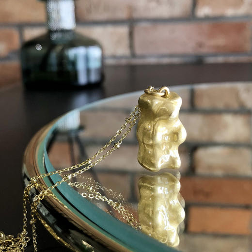 北京仓｜Maggoosh-Gummy-金色小熊 项链［希腊设计师］ 商品图2