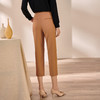 剩M 米思阳2025早秋新款驼色百搭休闲裤女修身显瘦斜扣九分小脚裤0064 商品缩略图2