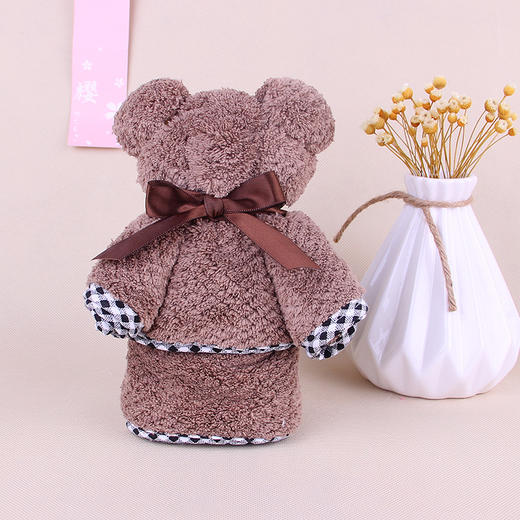 家减尘除菠萝格小熊毛巾35x75/J8155家居清洁新品 商品图6