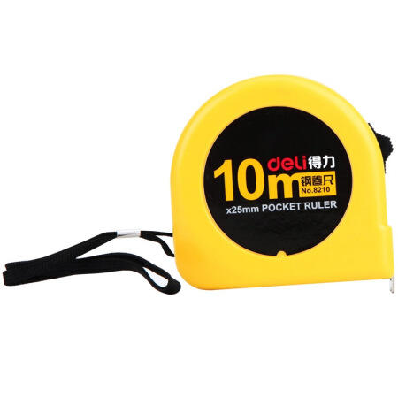 得力10m公英制钢卷尺/测量尺/测量工具8210 商品图3