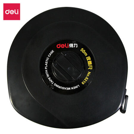 得力耐用皮卷尺操场盘式皮卷尺软尺测量尺子8217/8218/8219 商品图0