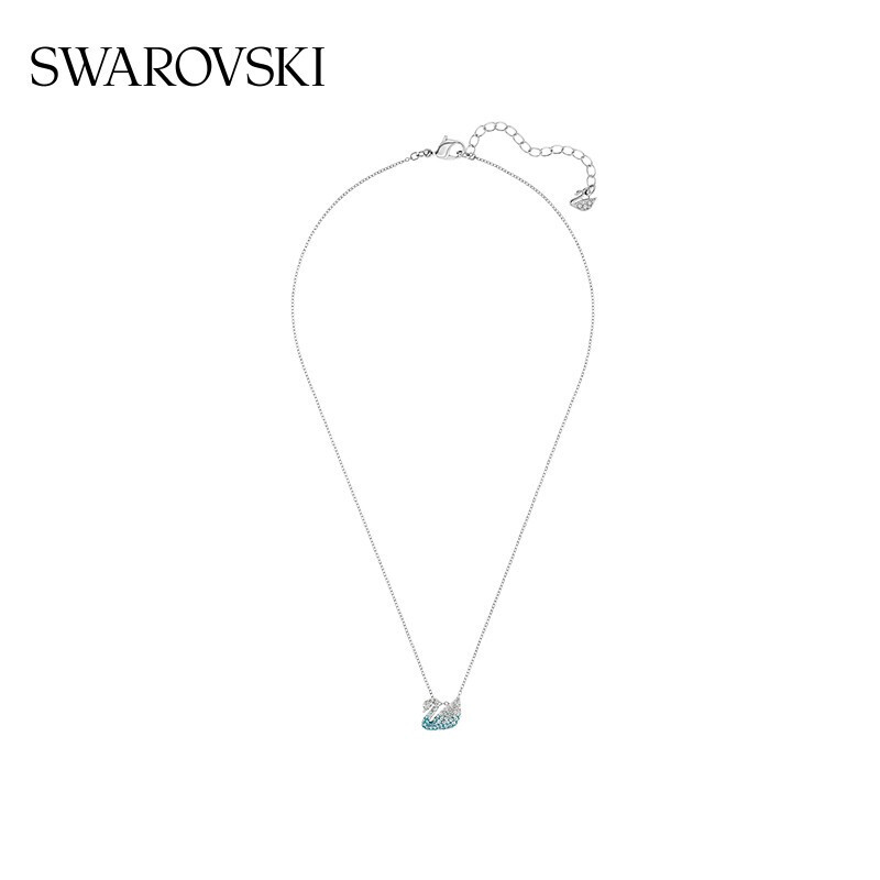 Swarovski/施华洛世奇浪漫灵动蓝色小天鹅项链女锁骨链新 5512094