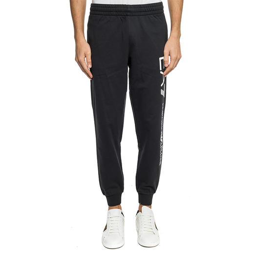 ARMANI 阿玛尼 男士棉质黑色运动裤 8NPPC1 PJ05Z 0203 商品图1