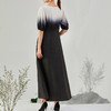 TANGY Collection/天意精品2021年秋季新品吊染拼撞莨绸高腰连衣裙 商品缩略图2
