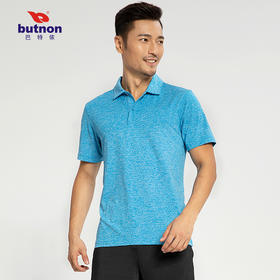 特9105巴特侬 butnon 2019夏季新品运动t恤男翻领短袖大码宽松上衣polo衫透气吸湿