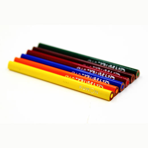 日本KUMON三角矫姿彩色铅笔 6色 商品图2