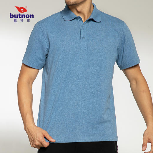 特9101巴特侬 butnon 休闲男装短袖翻领polo衫 商务休闲t恤大码宽松透气针织上衣运动服 商品图4