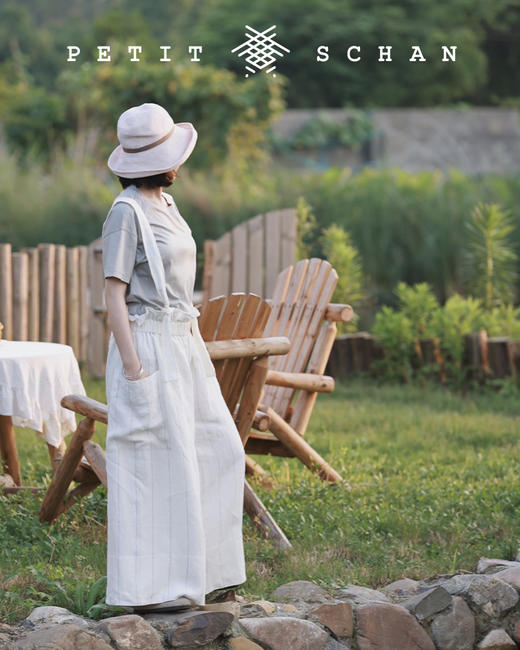 PETIT SCHAN小闪 CLO#039 Fisherman 日本进口纯亚麻设计款两穿背带裤/渔夫裤 商品图10