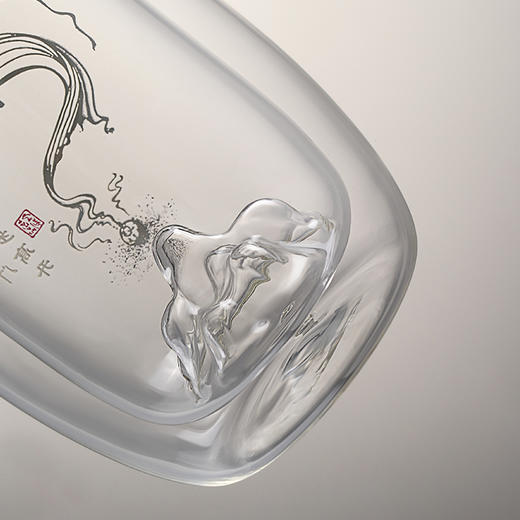 京品堂丨观山杯 双层玻璃杯 高硼硅玻璃 280ml 4款可选 商品图5