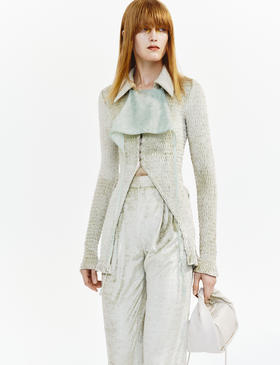 EVENING【可口】系列 Mini女士手袋 哑光100%羊皮 白色