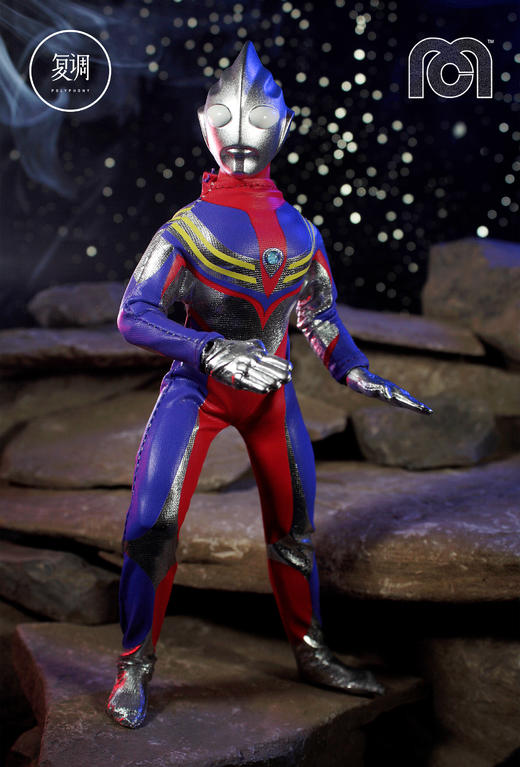 现货 Mego 迪迦奥特曼 Ultraman Tiga 挂卡 8英寸 商品图2
