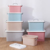 【收纳箱】塑料书盒加厚车载玩具衣服整理箱收纳箱 商品缩略图2