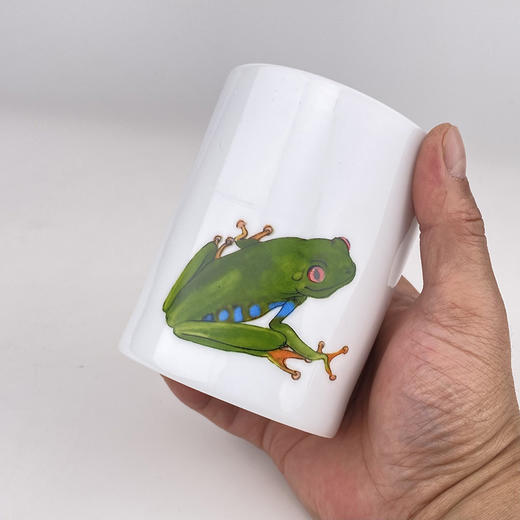 不仁斋薛继业水墨贴花景德镇无把马克杯咖啡杯茶杯办公室居家休闲 商品图0