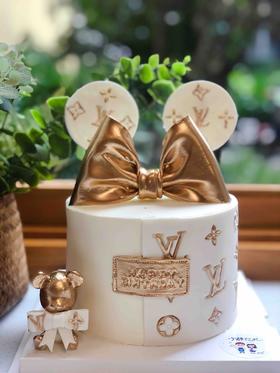 lv翻糖小熊奶油蛋糕 下单前请仔细阅读商品详情