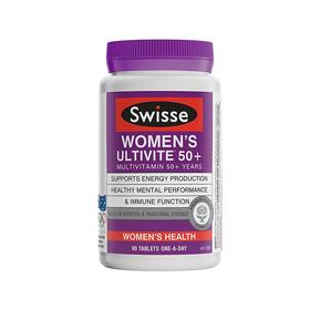 【香港直邮】SWISSE/斯维诗 50岁以上女士复合维生素 90片/瓶