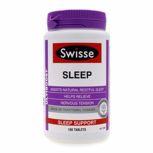 【香港直邮】SWISSE/斯维诗 植物精华睡眠片 100片 商品图0