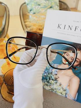 客配 GUCCI 黑银325/350度+125/175度散光 1.67双非镜片