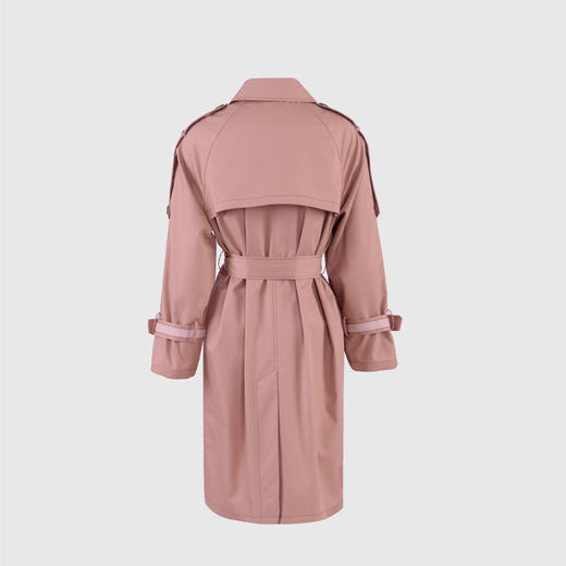 宽肩章宽松风衣（附腰带） 商品图3