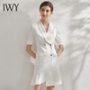 IWY/白色西装连衣裙女短袖时尚通勤高端工作服收腰修身气质职业套裙Q11255 商品缩略图0