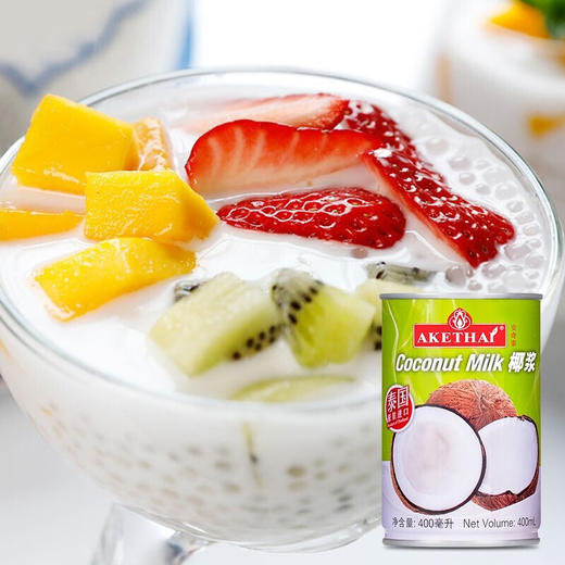 泰国安奇泰椰浆400ml/030346 奶茶甜点烘焙好伴侣丰富菜肴口感层次 商品图1