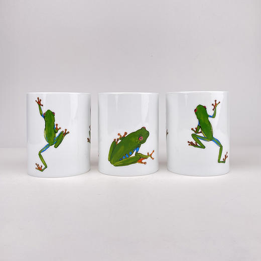 不仁斋薛继业水墨贴花景德镇无把马克杯咖啡杯茶杯办公室居家休闲 商品图3