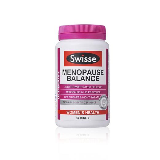 【香港直邮】SWISSE/斯维诗 更年期平衡片 60片/瓶 商品图0