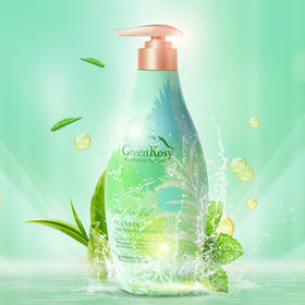 700g绿色溪谷茶树舒爽沐浴露  补水  锁水  保湿 清爽