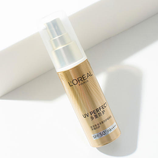 欧莱雅小金管清爽面部防晒霜轻薄隔离防晒霜SPF50+30ml 商品图5