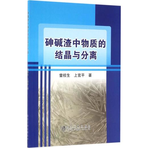 砷碱渣中物质的结晶与分离/曾桂生 商品图0