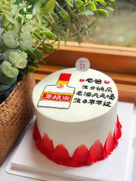 手绘五粮液奶油蛋糕 下单前请仔细阅读商品详情