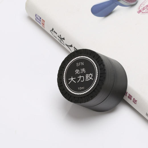 美甲果冻免洗大力胶新旧包装随机发，墨镜粉造型胶（免洗粘钻胶）（不粘粉磨砂封层照灯2分钟） / 固态魔镜粉 商品图0