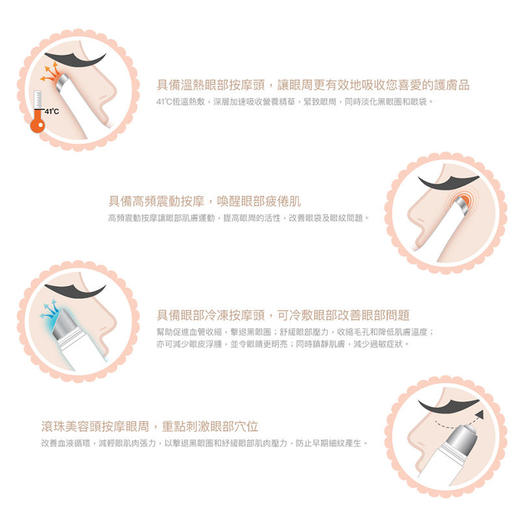 【已下架】积分兑换 | EMAYPLUS冷热亮眼魔法棒舒缓按摩改善细纹淡黑眼圈（不支持无理由退换）[福利品] 商品图3