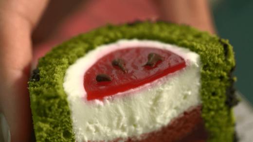 （2粒装加购，随蛋糕配送，单拍不送）【小西瓜蛋糕卷】味蕾融入香浓卡士酸奶  树莓×草莓双莓慕斯 商品图1