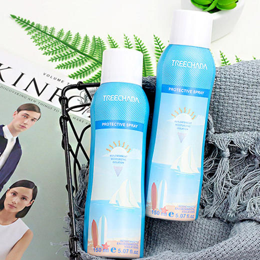 【一般贸易中文标】泰国TREECHADA防护喷雾150ml 学生保湿补水防水清爽 商品图3
