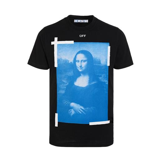 【超惠秒】OFF WHITE 男士 全棉蒙娜丽莎印花质感休闲短袖T恤 99084 商品图3
