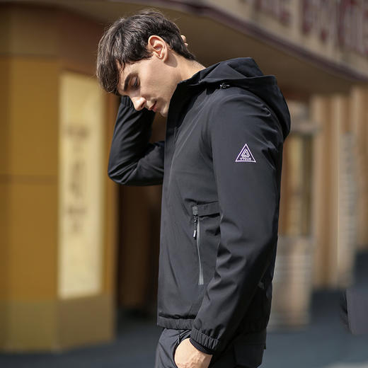圣得西商务休闲连帽夹克 2032932056 商品图3