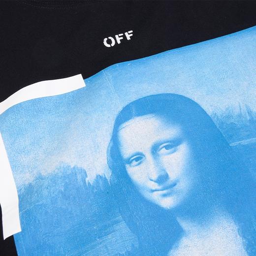 【超惠秒】OFF WHITE 男士 全棉蒙娜丽莎印花质感休闲短袖T恤 99084 商品图5