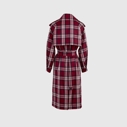 宽松插肩袖风衣（附腰带） 商品图2