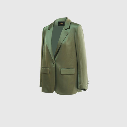 弧形开叉袖破刀西服外套 商品图1