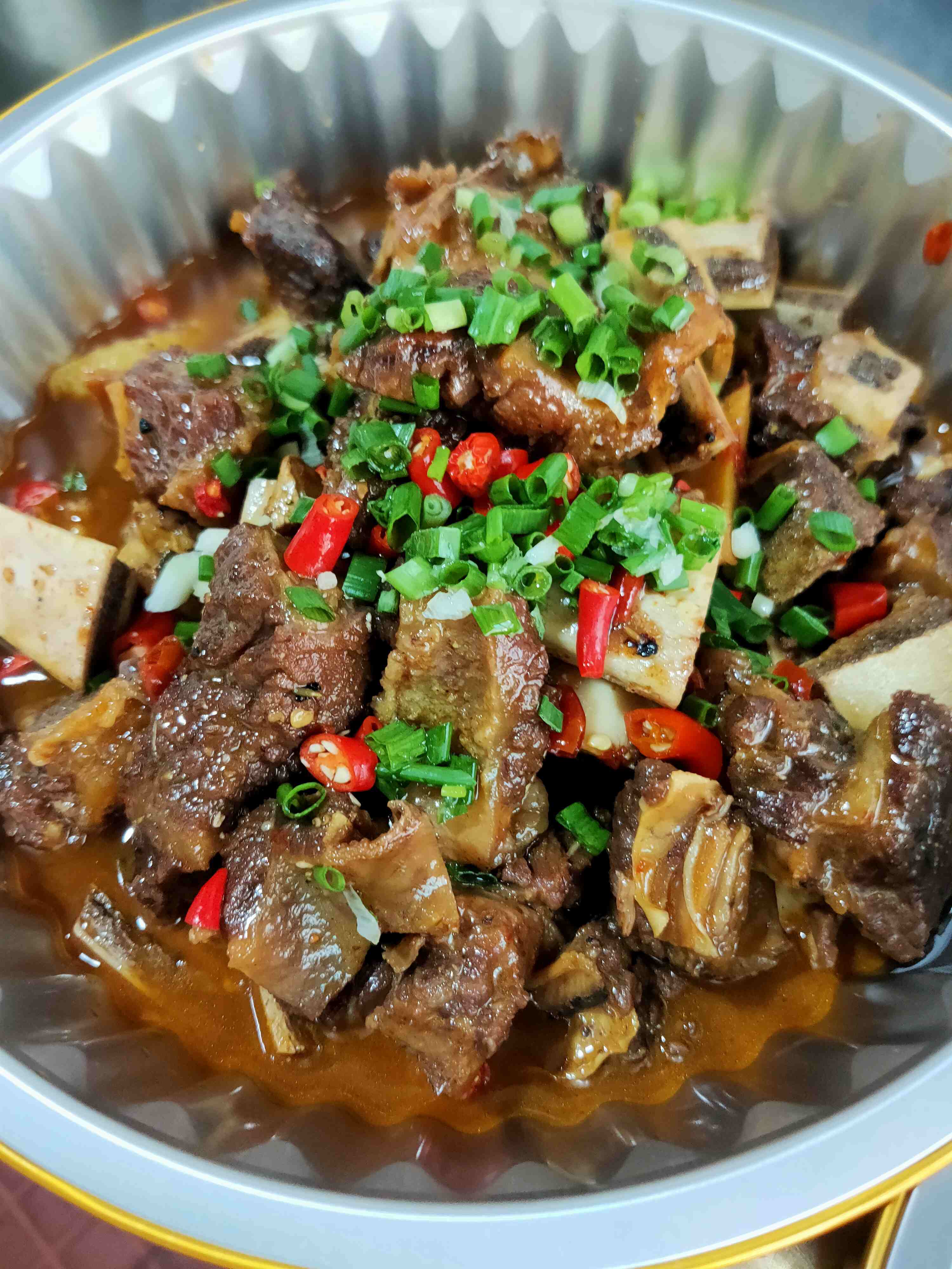 红烧牛排骨，1份2.5斤