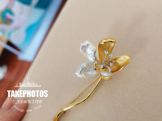 三生石静待花开 巴洛克珍珠胸针 商品图8