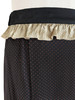 TYNVIE 木耳边拼腰不对称裙裤-黑底波点 商品缩略图4