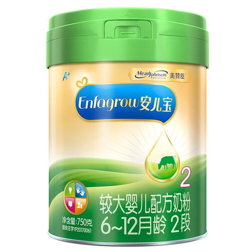 美赞臣安儿宝较大婴儿配方奶粉（6-12月龄.2段750克罐装） 商品图0