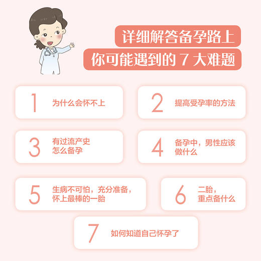 马良坤产科门诊 备孕没秘密 怀上很容易 备孕怀孕营养胎教全书 孕妇食谱饮食大全 饮食营养育儿书 新生儿婴儿孕期备孕护理书籍大全 商品图2