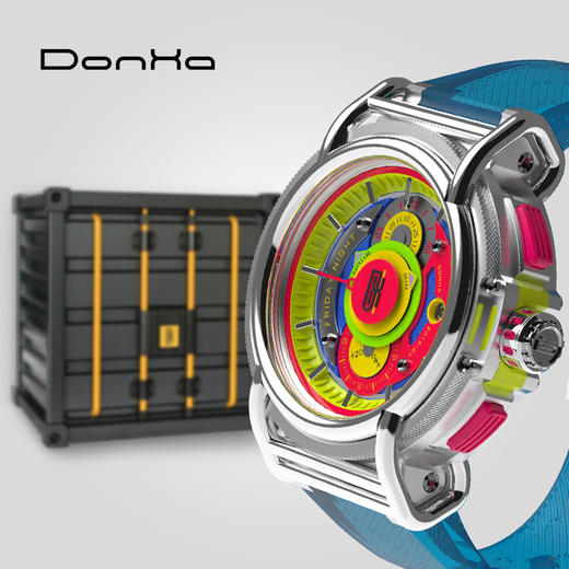 DONHA FRIDAY NIGHT假日2020新款嘻哈防水小众腕表 bob联名项链 商品图2