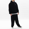 BALENCIAGA 巴黎世家 男士棉质字母徽标印花连帽卫衣 黑色 641679 TJVE5 1000 商品缩略图3