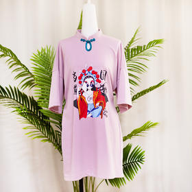 AG175国潮系列 改良旗袍，遮肚显瘦