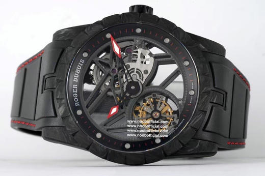 JB再度冲破复刻制表新，全新罗杰杜彼碳纤维陀飞轮震撼问世！EXCALIBUR（王者系列）DBEX05771.独家定制罗杰杜比RD.509SQ型陀飞轮手动芯，动力储存可达70小时 商品图14